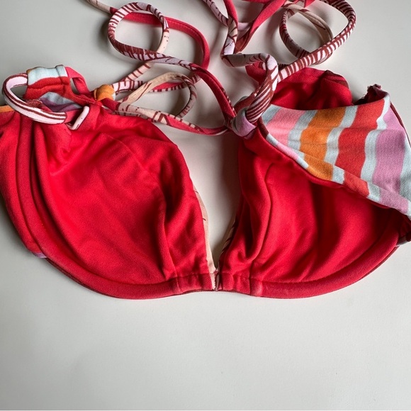 Maaji - Curuba Samba Reversible Underwire Bikini Top Multicolor Size Small - Picture 5 of 5